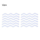 12pcs Bathroom Waterproof Tape Baby Walking Non-Slip Home Stair Strip