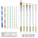 20 Pcs Mandala Rock Dotting Tools Nail Art Painting Tools Set For Art Craft