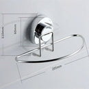 1Pc Suction Cup Towel Rack Bathroom Stainless Steel Ring Towel Rack Kitchen