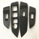For Mazda CX5 CX 5 CX-5 2017 2018 Car Interior Trim Auto ABS Carbon Fiber I F6F6