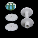 Fondant Strip Ribbon Cutter Sugarcraft Tool Cake Rolling Pin Embosser Roller JR