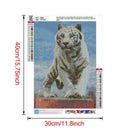 5D DIY Full Drill Diamond Painting Tiger Embroidery Mosaic Craft Kit (W585)