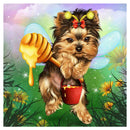 5D DIY Full Drill Diamond Painting Dog Cross Stitch Embroidery Mosaic Craft Kit