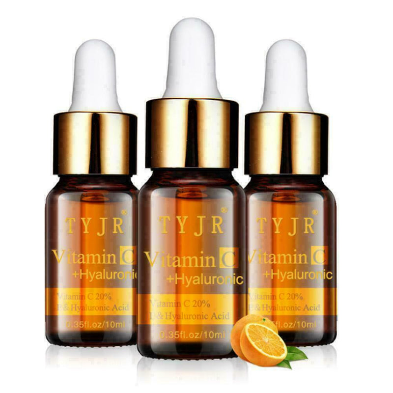 100% PURE VITAMIN C + HYALURONIC ACID SMOOTHING FACE B4D4 SERUM I5I0