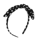 Lovely Rabbit Ear White Polka Dot Bowknot Bow Design Alice Headband Head wr K5E7