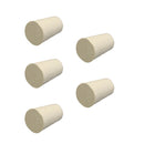 10 PCS Laboratory Solid Rubber Plug Stoppers Bungs Flask Tapered Tube Plugs