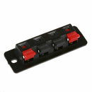 Single Row 4 Position Cable Clip Socket Push Type Speaker Terminals 5PCS Z2A2