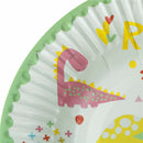 6PCS Dinosaur theme party decoration disposable tableware paper plate dishes J3C