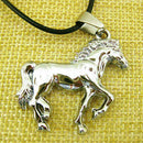 Steel cooler steel pendant necklace PU leather cord