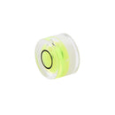 10pcs Tiny Disc Bubble Spirit Level Round Circle Circular Green Tripod 10x6mm3C