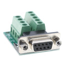 DB9 female adapter signals terminal module RS232 serial to DB9 connecto3c