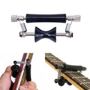 Black Carbon Steel Facility Guitar Rolling Glider Capo for 6-String Guitar FT