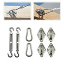 Quadrangle Sun Shade Sail Stainless Steel Hardware Installation Kit L1F1
