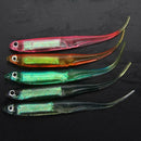 5pcs Soft Lure for Fly Fishing Shad Worm Swimbaits Jig Head Bait Lures