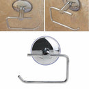 Stainless Steel Toilet Roll Tissue Paper Holder +Suction Cup Bathroom Tool