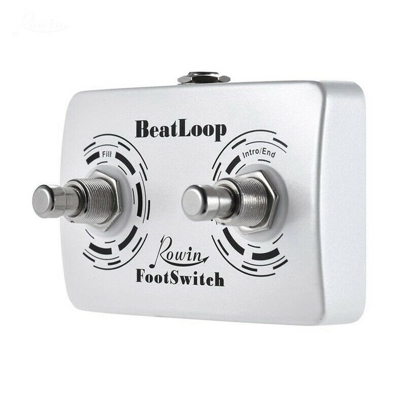 Rowin Dual Footswitch Foot Switch Pedal for Rowin BEAT LOOP Recording Effec