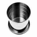 folding cup telescopic cup retractable cup sports hiking camping 240ML Keyc