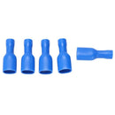 16-14AWG 10A Blue Female Spade Crimp Insulated Wire Terminal 100 Pcs U9R8