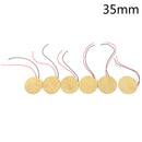 6pcs 35mm Piezoelectric Piezos Amplifiers Discs Leads For Guitar Pickup  PxSEAU