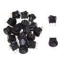 20 x LED Rocker Switch On/ Off Switch DC 12V 16mm - Blue