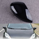 Left Gloss Black Wing Mirror Cover ABS Fit for Ford Fiesta MK7 2008-2017