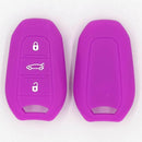 Silicone Car Key Case Cover Fit for AUDI Smart 3 Buttons Remote Key Fob
