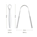 2x Stainless Steel Tongue Tounge Cleaner Scraper Dental Care Hygiene Mouth Oral
