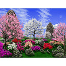 5D DIY Full Drill Diamond Painting View Tree Cross Stitch Embroidery Kit