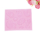 relief liquid state cake sugar lace pattern decor silicone mold retro baking   Z