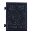 Black Dream Box Broken Paper Card Pieces Restore Close Up Magic Trick Box Props