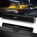 Portable 3W USB Home Theater Soundbar Stereo Speakers TV Computer Desktop La A