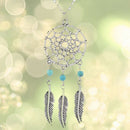 Retro Women Lady Dream Catcher Pendant Long Chain Necklace Sweater Jewelry