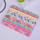 10 x Colorful Nail Files Sanding for Nail Art Tips Manicure Art Sanding Buffer Z