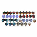 12 Pack Steel Tip Darts Set 22 Grams with Nonslip Iron Barrel- Aluminum Dar
