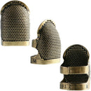 3 Pieces Copper Finger Protector Thimble Adjustable Fingertip Thimble for S B4Q8