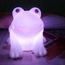 Energy Magic LED Cute Frog Night Light Novelty Lamp Changing Colors Colorful
