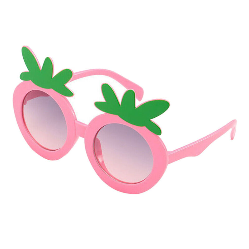 3pcs Kids Lovely Fruit Shape Cartoon Sunglasses Beach Outdoor UV400 Glasses