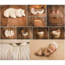 3 x Newborn Baby Photography Props, Crescent Posing Pillow Basket Filler Si
