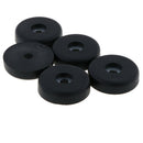 5 Pack 40x10mm Round Rubber Bumpers Black Feet Spacers for Electronics, Computer