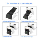 Dual Charger Stand Cradle for Sony PS5 LED Controller Charging Station Dock