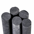 5Pc 10MM 99.99% Graphite Electrode Cylinder Rods Carbon Stirring Bar For Melting