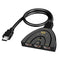 HW-4K301X 3 Port Mini HDMI Splitter 3 in 1 out 4K Adapter Switcher Cable #gib