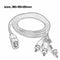 1.5M Usb A Female To 3 Rca Phono Av Cable Lead Pc Tv Aux Audio Video Adapte