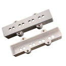2 Pieces 4 String Jazz Bass Pickup Covers Neck&Bridge for JB Bass Guitar Parts