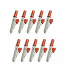 10 pcs Crocodile CLIPS For Test Leads Croc Clip Pro A5R4 C4G0