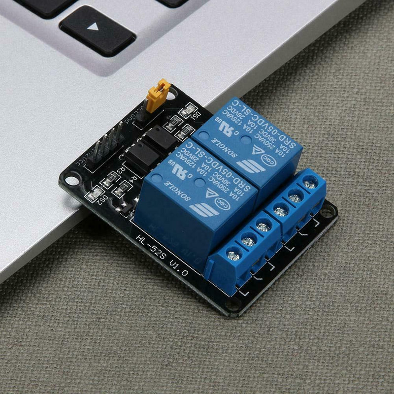 DC 5V 2 Way Relay Driver Control Module PLC Controller Board for Arduino