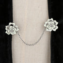 Antiqued Cardigan Sweater Clip