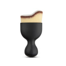Pro Cosmetic Makeup Face Powder Blusher Toothbrush Curve Brush Foundation Tool