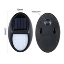 10 LED Solar Light Waterproof Wall Hanging Home Garden Fence Yard Outdoor Lamp