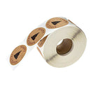 Christmas Stickers Roll 500pcs Adhesive Labels Kraft Paper with Xmas Tree,